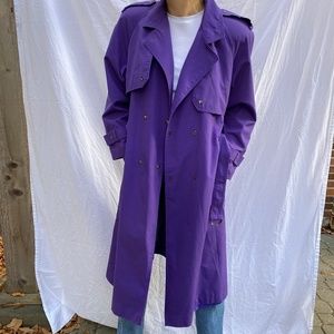 Purple Trench Coat